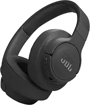 JBL Tune 770NC, Adaptive Noise Cancelling with Smart Ambient, Bluetooth 5.3 with LE Audio *, JBL Pure Bass Sound, Customize Your Listening Experience, Hands-Free Calls with VoiceAware, Black