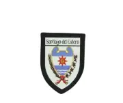 Patch printed embroidery souvenir shield crest city travel argentina estero