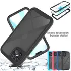 360 Full Body Cover 2in1 Armor Case for iPhone 16 15 14 13 12 11 Pro Max XS 8 7