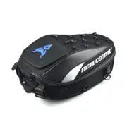 Motorcycle Motocross Racing PU Bags Cycling Helmet Luggage Big Capacity Saddlebags BLUE COLOUR