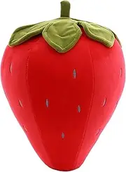 8 inch Strawberry Plush Pillow,Cute Fruit Kids Pillow Stuffed Soft Fruit Stuffed Toy Cute Strawberry Plushie Hugging Pillow Cushion