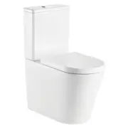 680*390*855mm Fienza Kaya Gloss White Ceramic Tornado Back To Wall Toilet
