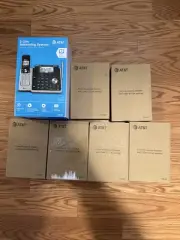AT&T 2 Line Phone Answering Machine System 7 Cordless Phones TL88102 6-TL88002