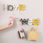 Coat Hook Wall Mounted Storage Strong Bearing Key Rack Lightweight