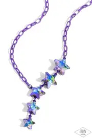 Paparazzi Star-Crossed Sparkle Purple Necklace