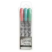 Tim Holtz Distress Christmas Pearlescent Crayon - Set #6 TSCK84396