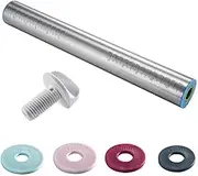 Soffritto Professional Bake Stainless Steel Rolling Pin with Adjusters 35cm