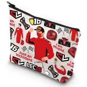 G2TUP Funny Racing Cosmetic Bag Racing Fans Gifts Just An Incident Racer Zipp...