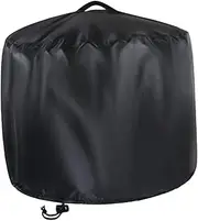 1Set Round Fire Pit Cover Protective Cover for Outdoor Fire Pits Durable Tear Resistant Design Fits for Indoor Outdoor Use Includes Storage Bag