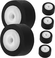 OSALADI Cassette Machine Repair Kit 6 Pack Pinch Rollers for Audio Cassette Tape Player 13mm Plastic Roller Easy Install