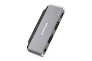 mbeat Elite Mini 4-In-1 USB-C Mobile Hub for iPad Pro, USB-C Tablet & Laptop