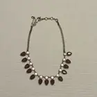 J. Crew Jenna Lyons Era Diamond Stone Crystal Necklace Statement Signed JCrew