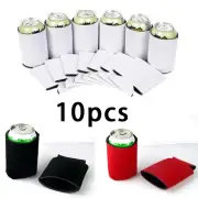 10Pcs Insulated Beer Coolers Sleeves Soft Drink Caddies Holder Hot Cold Drink