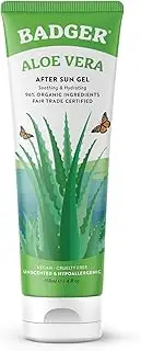 Badger - Cooling and Soothing Aloe Vera Gel Unscented - 4 oz.