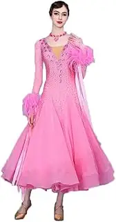 [YHHGDS] High-End National Standard Competition Dress Women's Ballroom Dance Dresses Luxury Modern Waltz Tango Performance Costume