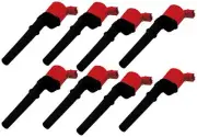 MSD MSD Ignition Coil - Blaster - Fits Ford 4-Valve V8 - Red - 8-pack (for: Ford)