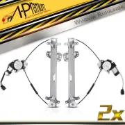 A-Premium 2Pcs Window Regulator with Motor Front for Acura TSX 2004-2008 Sedan