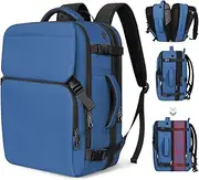 [Snoffic] Travel Backpack, Carry On Backpack Approved Water Resistant Business Suitcase
