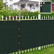 13/14ft Tall Fence Privacy Screen Green Outdoor Backyard Shade Zip Tie