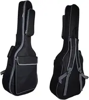 CIMAXIC 41-inch Guitar Bag Double Straps Padded Case for Acoustic Guitar Comfortable Backpack Secure Grip Protection