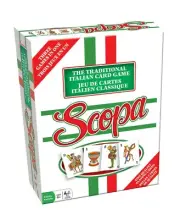Scopa:Traditional Italian Card Game. 3 games in 1. Memory Strategy Math Luck NEW
