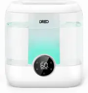6L Top Fill Humidifiers for Bedroom, 60H Runtime, 28 Db Quiet Supersized Cool Mi