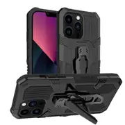 For iPhone 15 Pro Case Tough Protective Cover Holder Clip Black