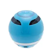 A18 Ball Bluetooth Speaker With Led Light Mobile Music Mp3 Subwoofer Support Tf (Blue)