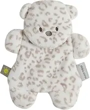 Nattou Cuddly Toy Leopard with Gel Cushion for Pain Relief, Removable Heat Cold Pad, 29 × 30 × 3 cm, PETA-Approved and Vegan, 100% Polyester, Buddiezzz, White