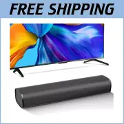 Stylish Matte Black Soundbar for TVs - 50 Watts, Connect via Bluetooth or ARC
