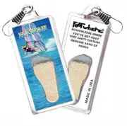 Hawaii FootWhere® Souvenir Zipper-Pull. Made in USA