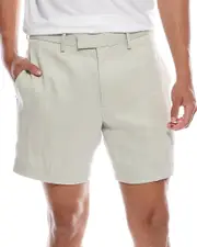 Theory Jarin Linen-Blend Short