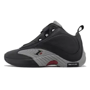 Reebok 籃球鞋 Answer IV 黑 灰 男鞋 Allen Iverson 艾佛森 4代 皮革 I3 HR1062