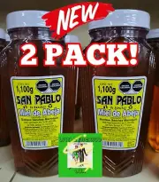 SAN PABLO NATURAL BEE HONEY / MIEL DE ABEJA - 2 X 1100g (39 OZ EA)(⚡️)