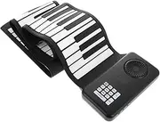 TEMPNAP Portable Roll-up Piano Keyboard 88 Keys Electric Built-in Speaker and Battery-powered for Travel Musicians
