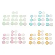 Lot of 40pcs Mini Contact Lens Box Travel Soaking Case Organizer Containers For