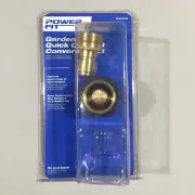 Powerfit Garden Hose Quick Connect Conversion Kit New in Box