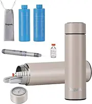 Bogush 60H Medicine Cooler TSA Approved Insulin Pen Travel Cooler Medication Diabetic Cooling Case Insulin Pens Cooler Travel CASE Medicine Cooler Box (Rose Quartz)