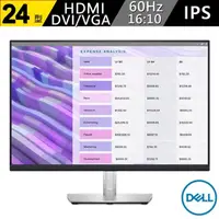 在飛比找momo購物網優惠-【DELL 戴爾】P2423-4Y 24型 IPS 電腦螢幕