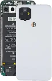 HYC Back Cover for Google Pixel 4A 5G Battery Back Cover with Camera Lens Cover Accessories