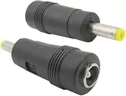 5.5 * 2.1mm Female Jack to 4.0 * 1.7mm Male CCTV Laptop DC Power Plug Connector Adapter