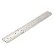 Vintage Stainless Steel Ruler Rule Scale Machinist Tools 20CM O5U84411