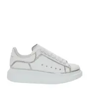 Alexander McQueen Holographic-Detailed Oversized Sneakers 40 White