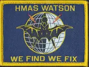 HMAS WATSON Patch "We Find We Fix" Militaria