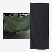 Jiyikua 2025 New Magnet Towel: Large Magnet Towels for Surfers Beach with Strand Magnetic Magnet Corners (Black)