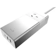 Aerocool Aluminium Power Board 1 AC Outlet + 1 Type C + 2 USB Ports