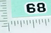 Superfast Matchbox #68 Porsche 910 Sticker SF-68A