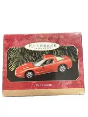 1997 Hallmark Keepsake Miniature Ornament 1997 Miniature Corvette New