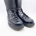 Dr. Martens Church Vintage Monkey Boots Leather Black Size Mens 9 Womens 10