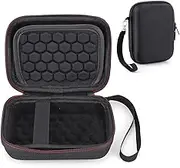 Hard Carrying Case Shockproof Retro Game Travel Storage Bag Anti-Scratch Hardshell Case Anti-Drop with Mesh Bag&Hand Strap for RG35XX/​RG353V/RG353VS Game Console